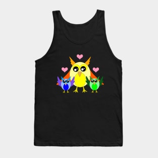 Owl family Tank Top